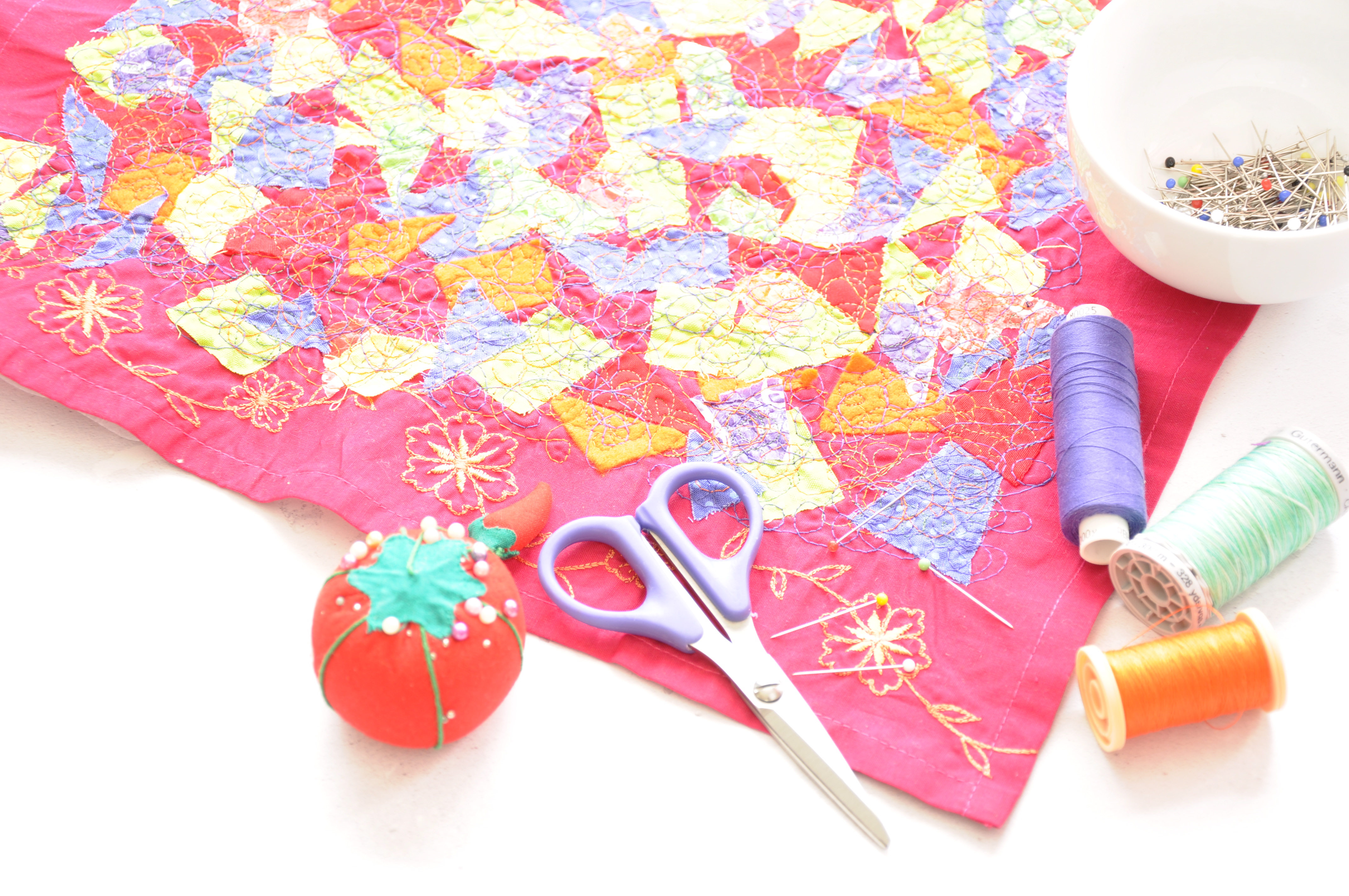 Make your own fabric from scraps
