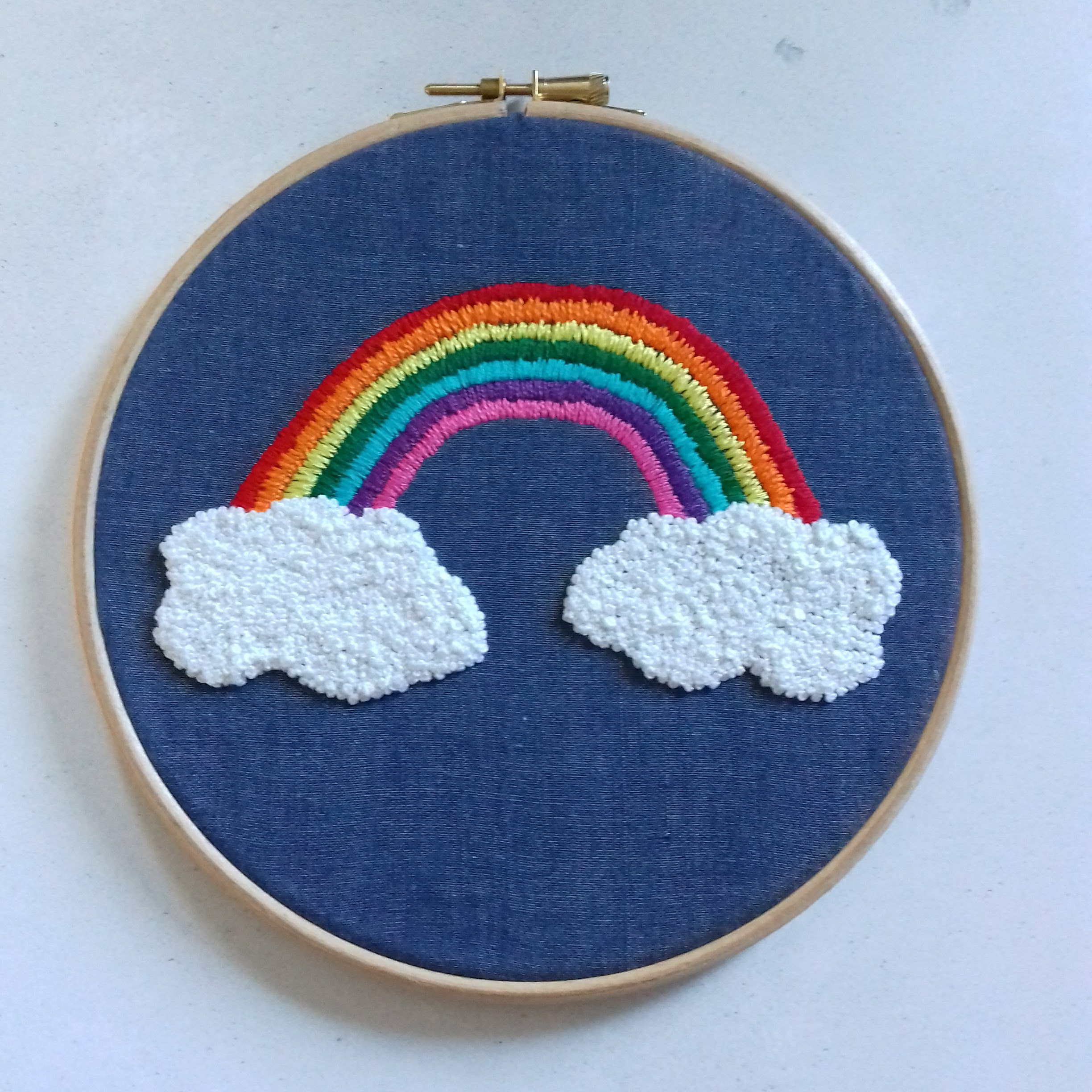 Free Embroidery Pattern: Rainbow of Hope